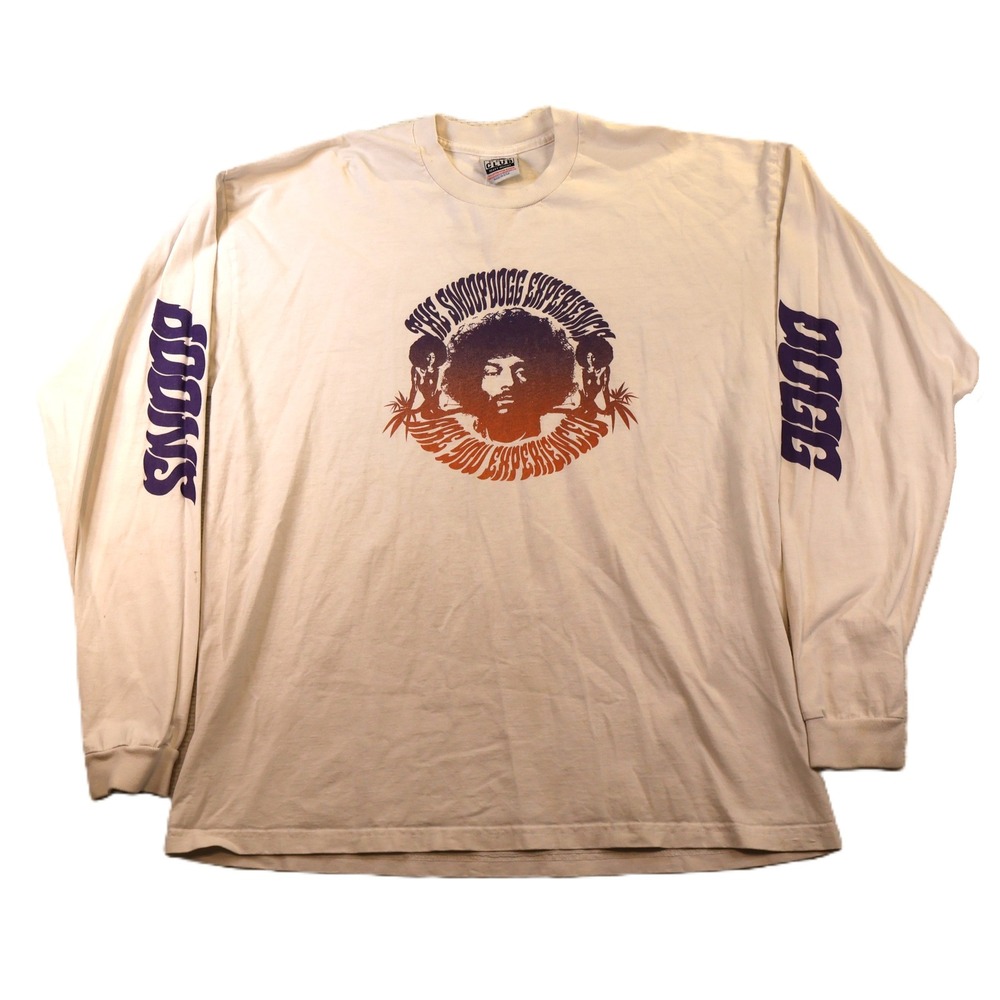 Pro Club Mens 2XL Long Sleeve Shirt Cream‎ Snoop Dogg Experience Hendrix Parody